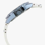 Guess Luna Diamonds White Dial White Rubber Strap Watch for Women - W0653L2 Authentic Buy Shop Now