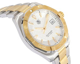 Tag Heuer Aquaracer White Dial Watch for Men - WAY1120.BB0930 Authentic Buy Shop Now