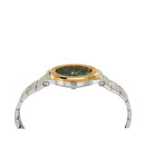 Versace Greca Green Dial Silver Steel Strap Watch for Women - VEVH00720 Authentic Buy Shop Now