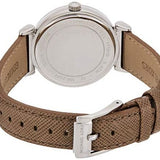 Michael Kors Caitlin Quartz Silver Dial Gray Leather Strap Watch For Women - MK2377 Authentic Buy Shop Now