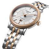 Tissot T Classic Carson Premium 30 White Dial Two Tone Steel Strap Watch for Women - T122.207.22.031.01 Authentic Buy Shop Now