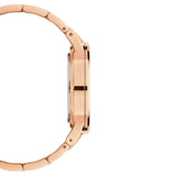 Daniel Wellington Iconic Link Black Dial Rose Gold Steel Strap Watch For Men - DW00100344 Authentic Buy Shop Now
