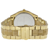 Michael Kors Slim Runway Gold Dial Two Tone Gold Strap Watch for Women - MK4285 Authentic Buy Shop Now