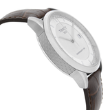 Tissot Luxury Powermatic 80 Silver Dial Brown Leather Strap Watch For Men - T086.407.16.031.00 Authentic Buy Shop Now