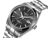 Tissot Gentleman Powermatic 80 Silicium Black Dial Silver Steel Strap Watch For Men - T127.407.11.061.01 Authentic Buy Shop Now