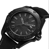 Tag Heuer Aquaracer 300 Swiss Limited Edition Black Dial Black Nylon Strap Watch for Men - WAY218B.FC6364 Authentic Buy Shop Now