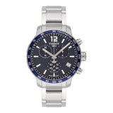 Tissot Quickster Chronograph Blue Dial Watch For Men - T095.417.11.047.00 Authentic Buy Shop Now