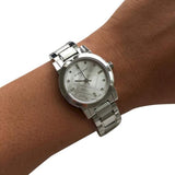 Burberry The City Silver Dial Silver Steel Strap Watch for Women - BU9213 Authentic Buy Shop Now