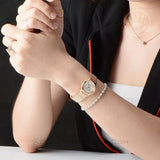 Calvin Klein Minimal White Dial Rose Gold Mesh Bracelet Watch for Women - K3M23626 Authentic Buy Shop Now