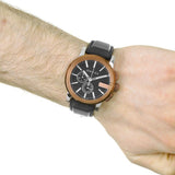 Gucci G Chrono Black Dial Brown Leather Strap Watch For Men - YA101202 Authentic Buy Shop Now