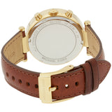 Michael Kors Parker Champagne Gold Dial Brown Leather Strap Watch for Women - MK2249 Authentic Buy Shop Now