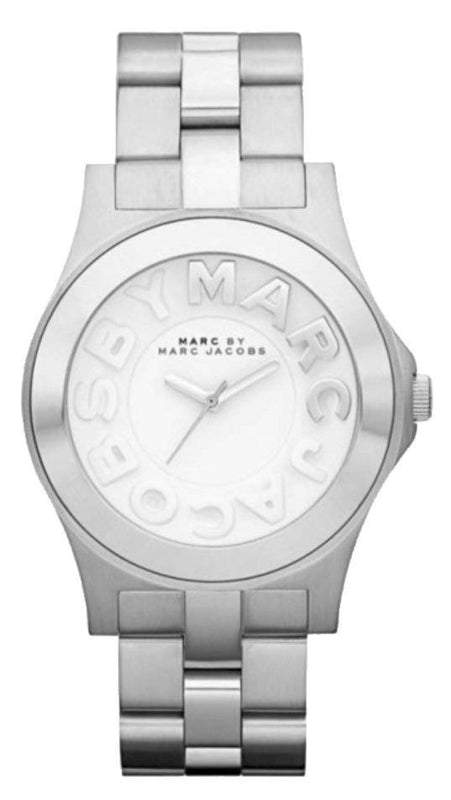 Marc Jacobs Rivera Silver Dial Silver Steel Strap Watch for Women - MBM3133 Authentic Buy Shop Now