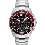 Coach Kent Black Dial Silver Steel Strap Watch for Men - 14602556 Authentic Buy Shop Now