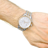 Hugo Boss Jet Silver Dial Two Tone Steel Strap Watch for Men - 1513385 Authentic Buy Shop Now