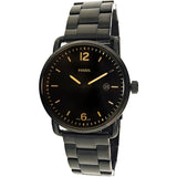 Fossil The Commuter Brown Dial Black Steel Strap Watch for Men - FS5277 Authentic Buy Shop Now