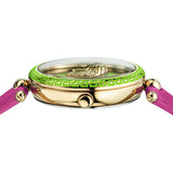 Versace Palazzo Empire Green Dial Pink Leather Strap Watch for Women - VCO150017 Authentic Buy Shop Now