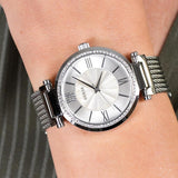 Guess Soho Silver DIal Stainless Steel Mesh Bracelet Watch For Women - W0638L1 Authentic Buy Shop Now