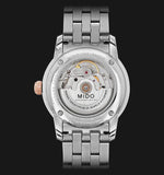 Mido Baroncelli Automatic White Dial Two Tone Steel Strap Watch For Women - M8600.9.N6.1 Authentic Buy Shop Now
