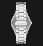 Michael Kors Lennox Three Hand Blue Dial Silver Steel Strap Watch For Women - MK6990 Authentic Buy Shop Now
