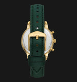 Fossil Neutra Chronograph Green Dial Green Leather Strap Watch for Women - ES5239 Authentic Buy Shop Now