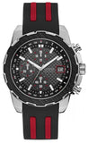 Guess Octane Chronograph Black Dial Two Tone Silicone Strap Watch For Men - W1047G1 Authentic Buy Shop Now