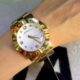 Marc Jacobs Amy White Dial Gold Steel Strap Watch for Women - MBM3056 Authentic Buy Shop Now