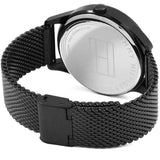Tommy Hilfiger Brooklyn Black Dial Black Mesh Bracelet Watch for Men - 1791507 Authentic Buy Shop Now