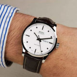 Mido Multifort Automatic Silver Dial Black Leather Strap Watch For Men - M005.430.16.031.80 Authentic Buy Shop Now