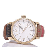 Burberry Utilitarian White Dial Multicolor Leather Strap Watch for Women - BU7853 Authentic Buy Shop Now