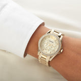 Fossil Riley Gold Dial Gold Steel Strap Watch for Women - ES3203 Authentic Buy Shop Now