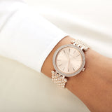 Michael Kors Darci Rose Gold Dial with Diamonds Rose Gold Stainless Steel Strap Watch for Women - MK3192 Authentic Buy Shop Now