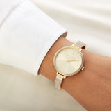 Michael Kors Jaryn Quartz Gold Dial Gold Steel Strap Watch For Women - MK3784 Authentic Buy Shop Now