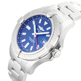 Breitling Avenger Automatic GMT 45 Blue Dial Silver Steel Strap Watch for Men - A32395101C1A1 Authentic Buy Shop Now