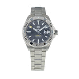 Tag Heuer Aquaracer Calibre 5 Grey Dial Silver Steel Strap Watch for Men - WBD2113.BA0928 Authentic Buy Shop Now