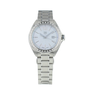Tag Heuer Formula 1 Diamonds Mother of Pearl White Dial Silver Steel Strap Watch for Women - WBJ141A.BA0664 Authentic Buy Shop Now