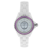 Chanel J12 Quartz Diamonds Mother of Pearl White Dial White Steel Strap Watch for Women - J12 H3243 Authentic Buy Shop Now