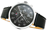 Tommy Hilfiger Daniel Black Dial Black Leather Strap Watch for Men - 1710381 Authentic Buy Shop Now