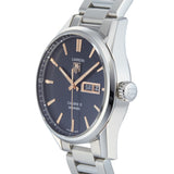 Tag Heuer Carrera Calibre 5 Automatic Black Dial Silver Steel Strap Watch for Men - WAR201C.BA0723 Authentic Buy Shop Now