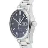 Tag Heuer Carrera Calibre 5 Automatic Black Dial Silver Steel Strap Watch for Men - WAR201A.BA0723 Authentic Buy Shop Now