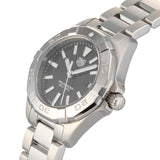 Tag Heuer Aquaracer Quartz Black Dial Silver Steel Strap Watch for Women - WBD1410.BA0741 Authentic Buy Shop Now