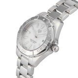 Tag Heuer Aquaracer Quartz Mother of Pearl White Dial Silver Steel Strap Watch for Women - WBD1411.BA0741 Authentic Buy Shop Now