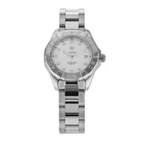 Tag Heuer Aquaracer Diamonds Mother of Pearl Dial Silver Steel Strap Watch for Women - WBD131B.BA0748 Authentic Buy Shop Now