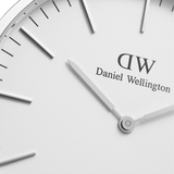 Daniel Wellington Classic Southampton White Dial Three Tone Nylon Strap Watch For Women - DW00100050 Authentic Buy Shop Now