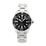 Tag Heuer Aquaracer Black Dial Silver Steel Strap Watch for Men - WAY111A.BA0928 Authentic Buy Shop Now