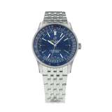 Breitling Navitimer Automatic 41mm Blue Dial Silver Steel Strap Watch for Men - A17326161C1A1 Authentic Buy Shop Now