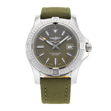 Breitling Avenger Automatic GMT 43 Green Dial Green Nylon Strap Watch for Men - A17318101L1X1 Authentic Buy Shop Now