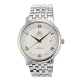 Omega De Ville Prestige Co Axial Silver Dial Silver Steel Strap Watch for Men - 424.10.40.20.02.004 Authentic Buy Shop Now