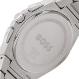 Hugo Boss Steer Chronograph Blue Dial Silver Steel Strap Watch For Men - 1514048 Authentic Buy Shop Now