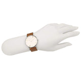Coach Perry White Dial Brown Leather Strap Watch for Women - 14503242 Authentic Buy Shop Now