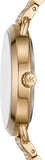 Michael Kors Portia Three-Hand Crystals Gold Dial Gold Steel Strap Watch for Women - MK4602 Authentic Buy Shop Now